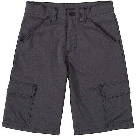 Wrangler Boys' Outdoor Cargo Shorts 10 Regular Dark Charcoal Heather Gray - Picture 1 of 5